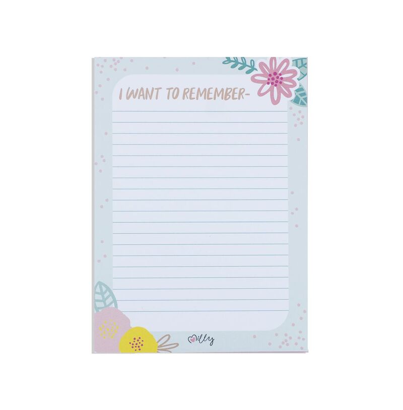 A5 Notepad Floral