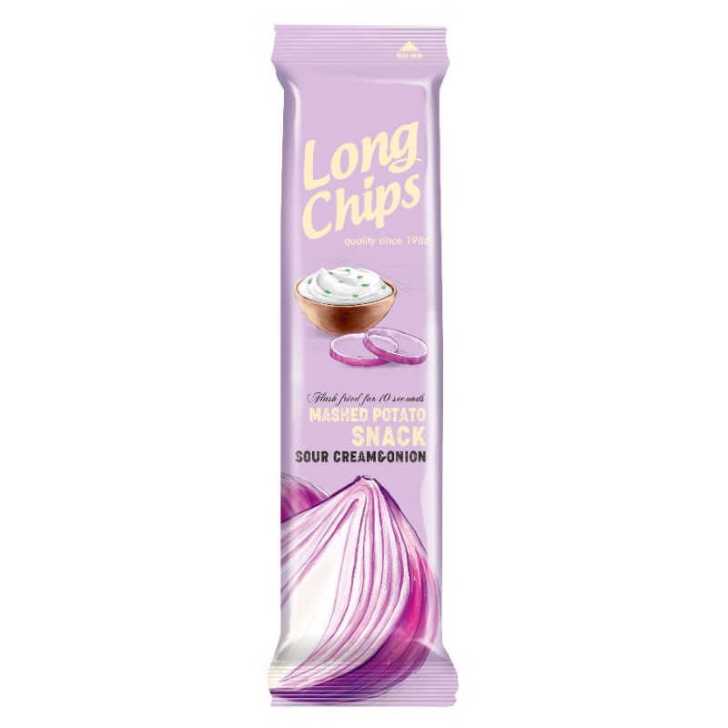 Long Chips Sour Cream & Onion 75 Grams