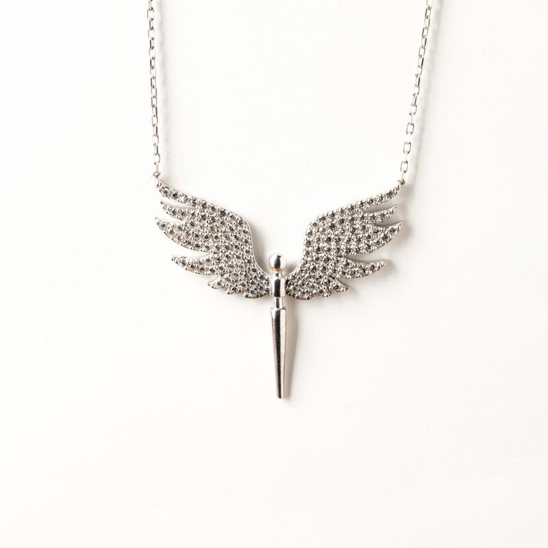 The Angel Necklace Silver