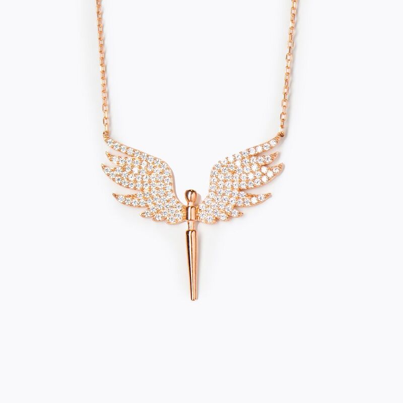 The Angel Necklace White