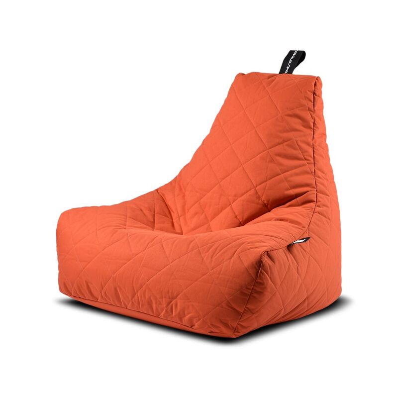 Extreme Lounging Mighty Bean Bag Quilted Orange
