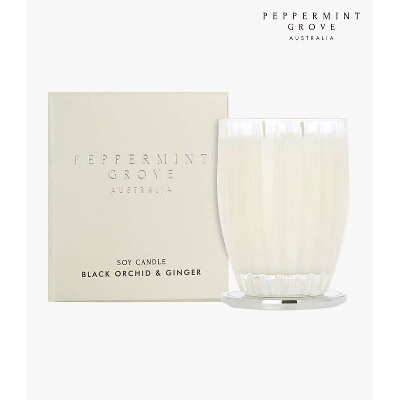 Perppermint Grove Candle 200g - Black Orchid & Ginger
