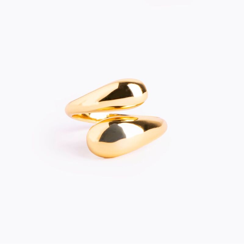 Teardrop Ring Gold