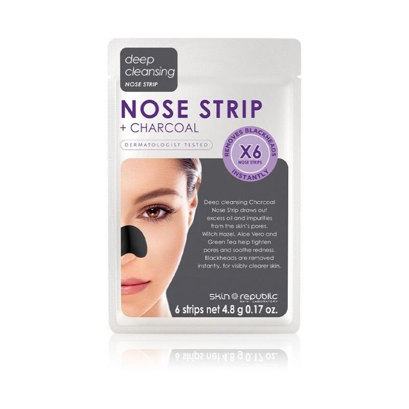 Skin Republic Nose Strips + Charcoal Deep Cleansing (6 Pairs)