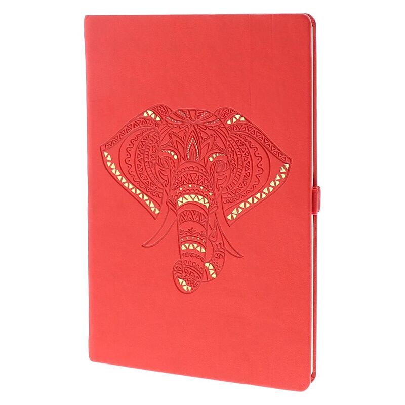 دفتر A5 الفيل الأحمر