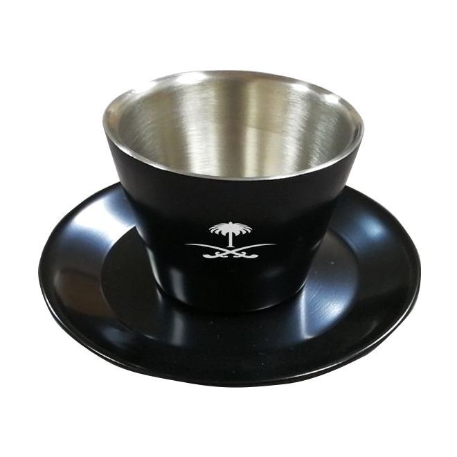 Rovatti Pola 200 ml Contro Stainless Steel Cup KSA Black