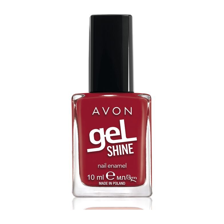 Avon Gel Shine Nail Enamel - Red Is Red