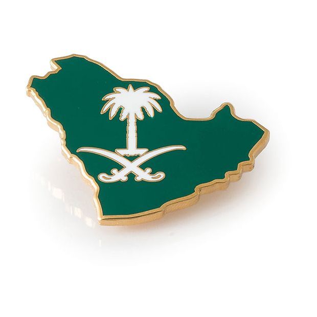 Saudi Badge Kingdom Map