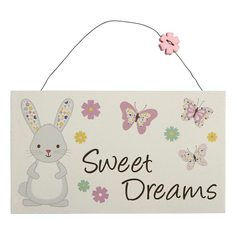 Transomnia Rosie Rabbit Sweet Dreams Sign