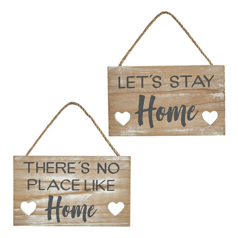 Wooden Home sign (Assortment - Includes 1)
