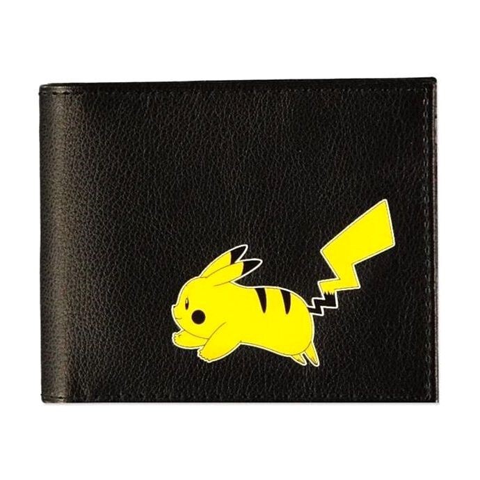 Pokemon Pika #025 Bi-Fold Wallet Male Black