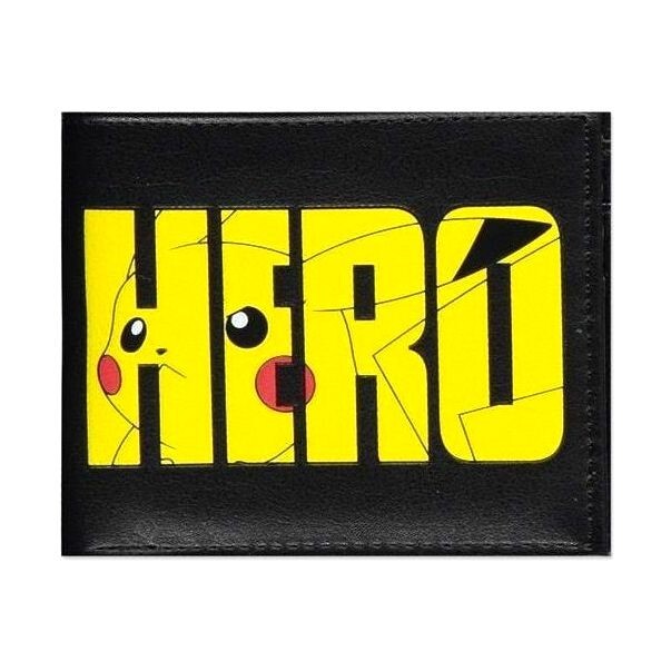 Pokemon Pikachu Olympics Hero Bi-Fold Wallet Male Black