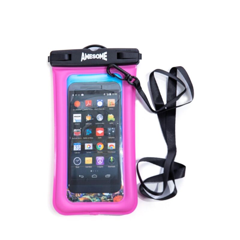 Awesome Floating Waterproof Phone Bag Pink