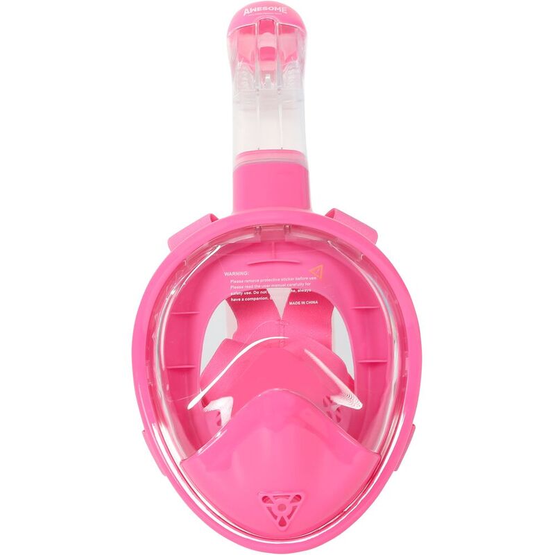 Awesome Full Face Snorkel Mask Pink Xs
