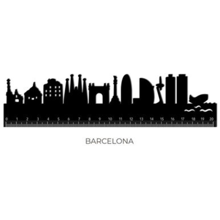 Legami Skyline Ruler - Ruler Barcelona