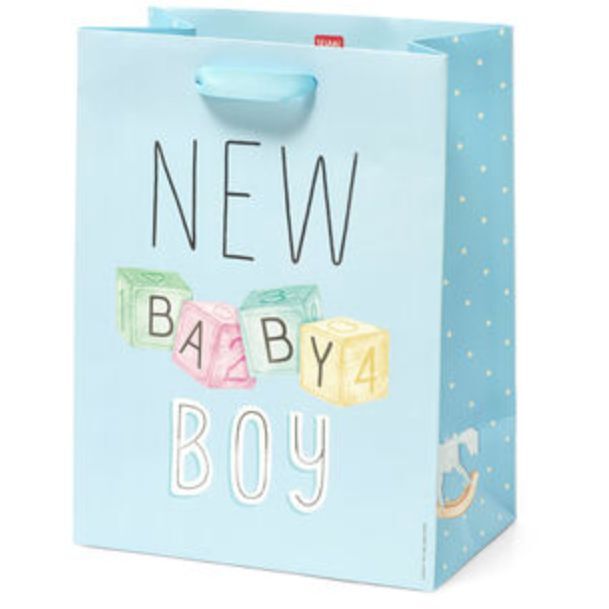 Legami Gift Bag - Medium - New Baby Boy