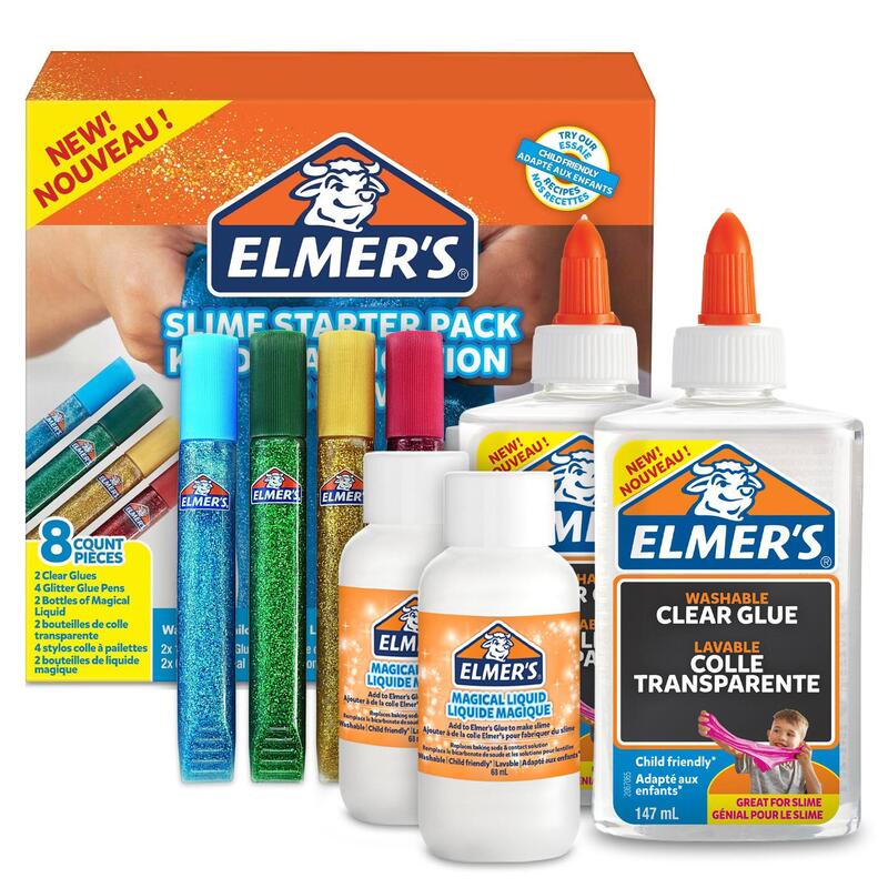 Elmers Starter Slime Kit 8 Pcs