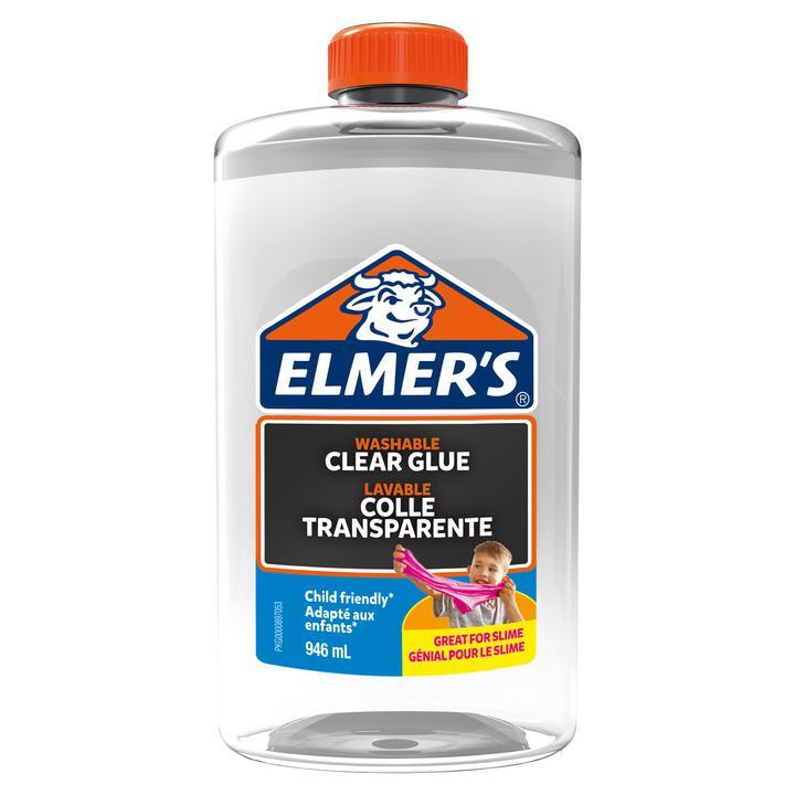 Elmers School Glue Clear Washable 946 Ml