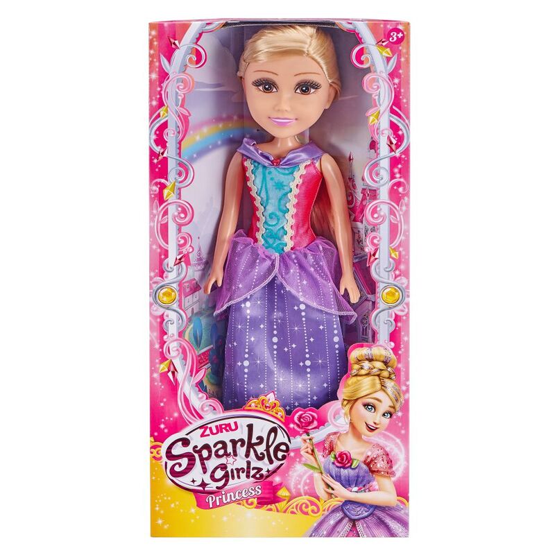 Sparkle Girlz-Dolls-18 Inch -Princess Doll Window Box Bulk Assortment â€“ Includes 1