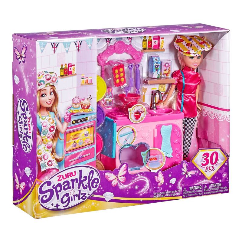 Sparkle Girlz-Dolls Playset-Dolls & Lifestyle-10.5 Inch Doll Sg Bake Off Assortment