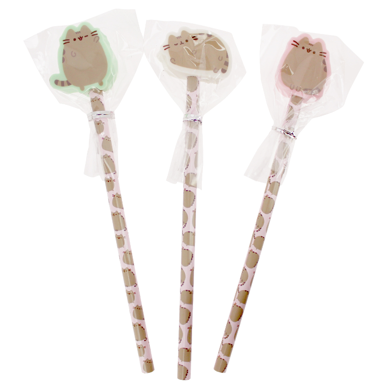 Pusheen Pencil With Eraser Toppers