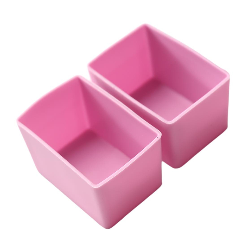 Munchbox Munchcups Rectangle Pink (Lunchbox Accessory)