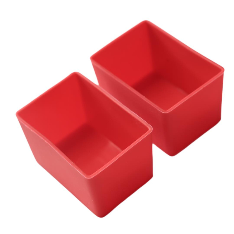 Munchbox Munchcups Rectangle Red (Lunchbox Accessory)