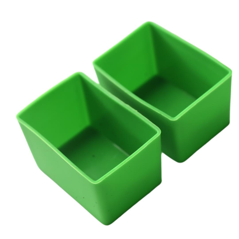 Munchbox Munchcups Rectangle Green (Lunchbox Accessory)