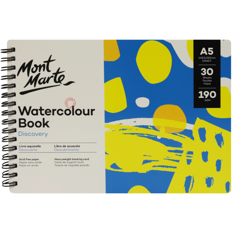 Montmarte Watercolour Book 190G A5
