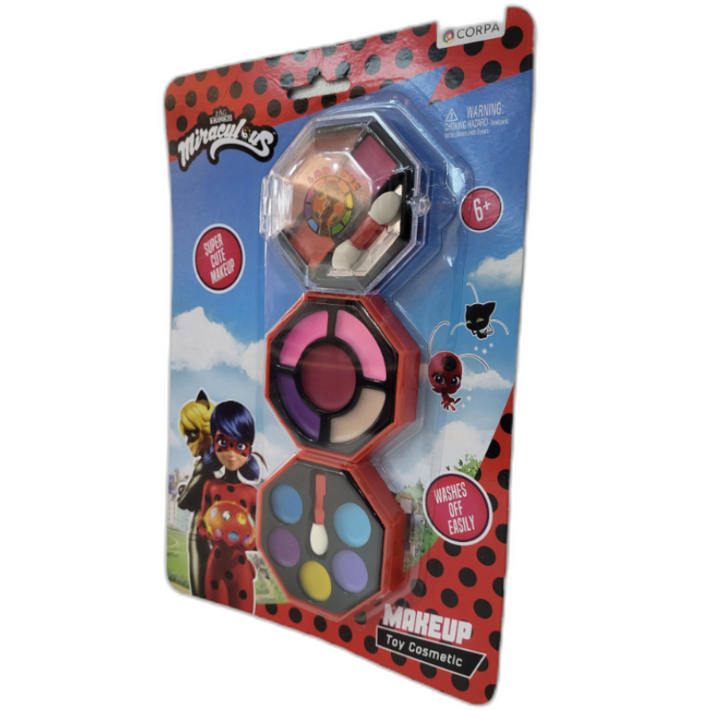 Miraculous 3 Decks Small Round Cosmeticcase