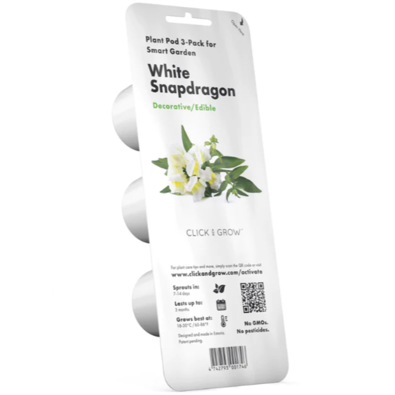 Click & Grow Plant Pod 3-Pack White Snapdragon