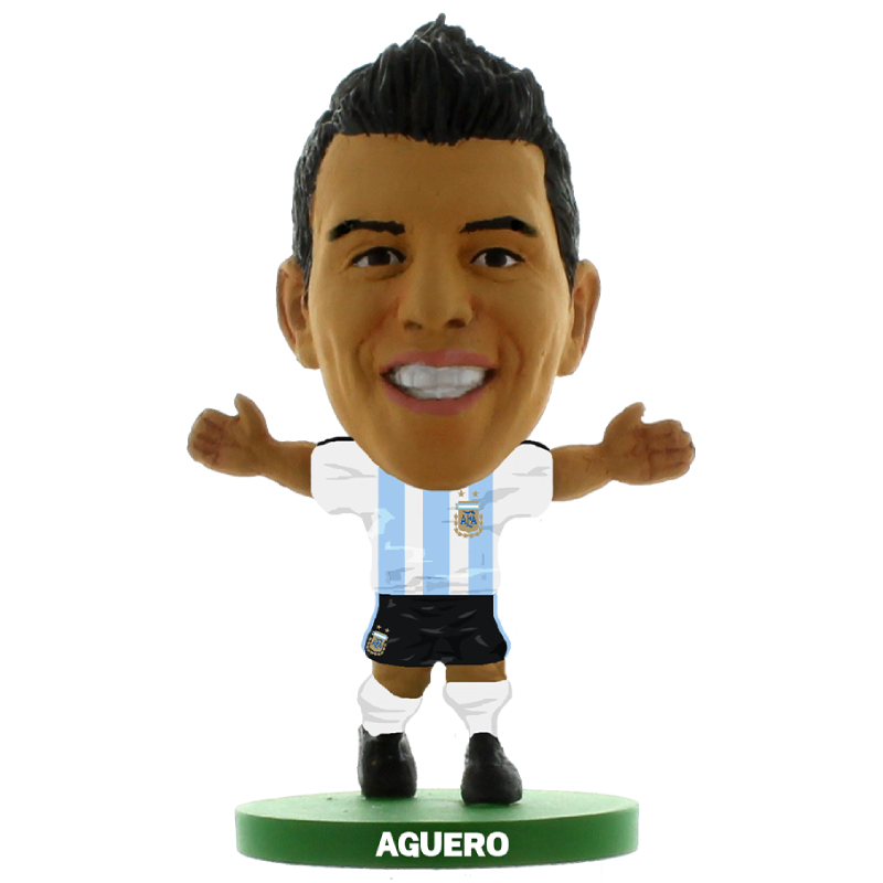 Soccerstarz Argentina Sergio Aguero Home Kit Collectible Figure