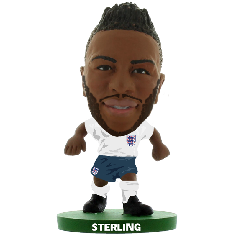 Soccerstarz England Raheem Sterling Newhome Kit And New Sculpt Collectible Figure