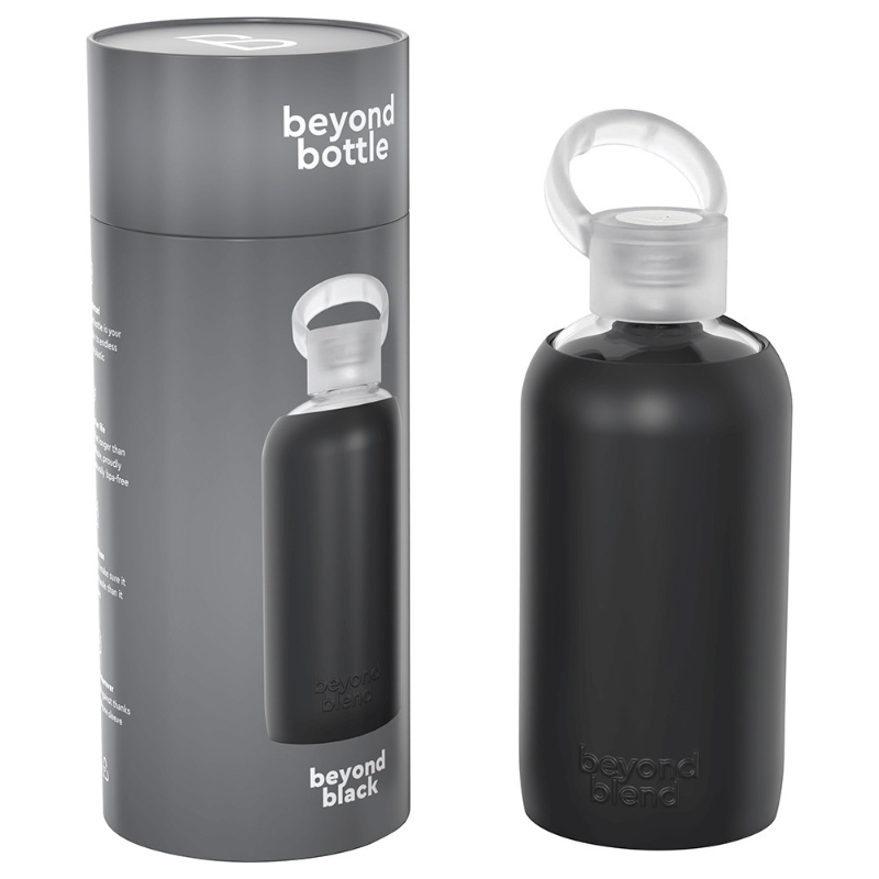 Beyond Blend Insulated Water Bottle 500Ml With Silicone Sleeve (Black)