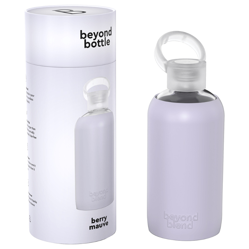 Beyond Blend Insulated Water Bottle 500Ml With Silicone Sleeve (Berry Mauve)