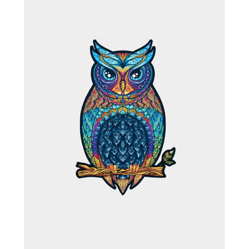 Alien Wood Color Owl