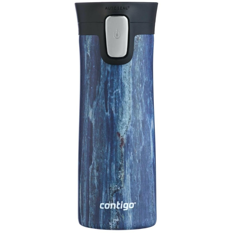 Contigo Autoseal Pinnacle Couture Vacuum Insulated Stainless Steel Travel Mug 420Ml - Blue Slate