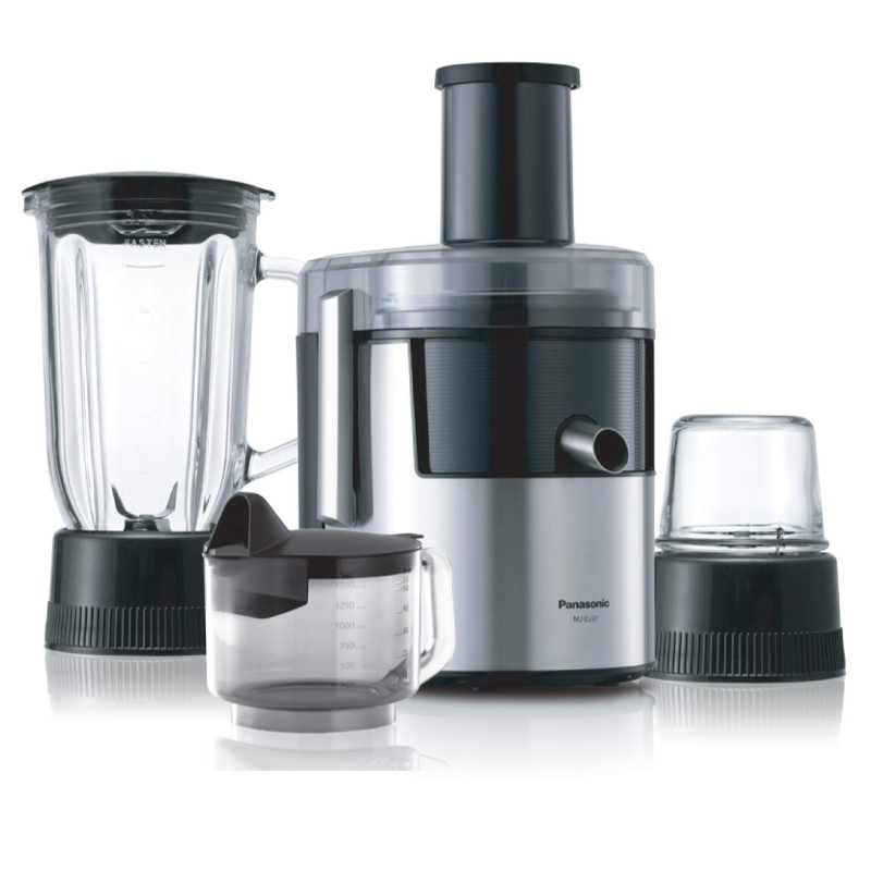 Panasonic Juicer Stainless 75Mm Tube 3 In 1 120 Degree Rotatble Container 2L