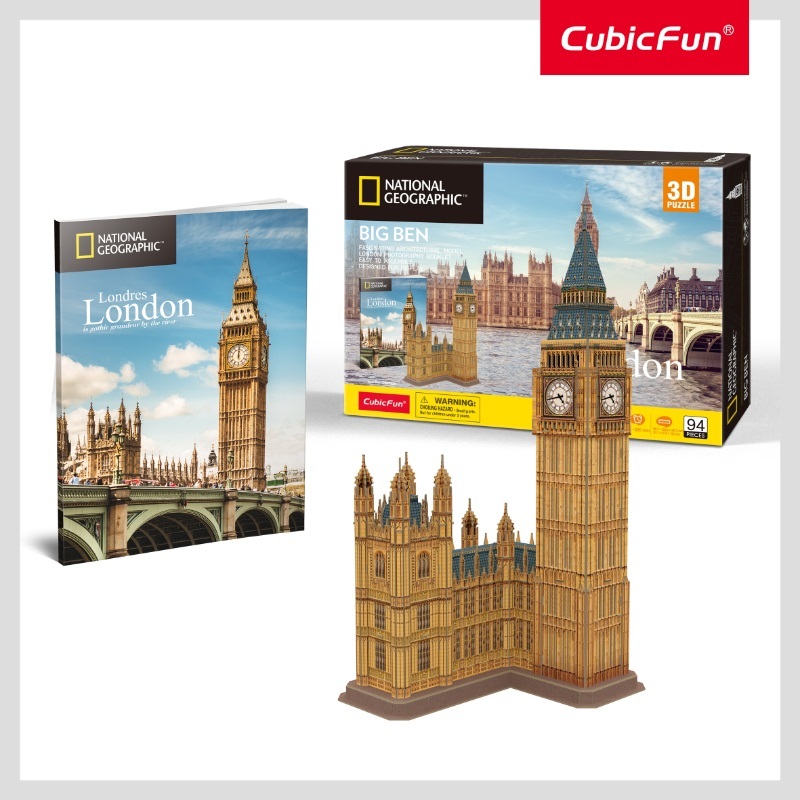 Cubicf Ngeo 3D Puzzle Big Ben London 2