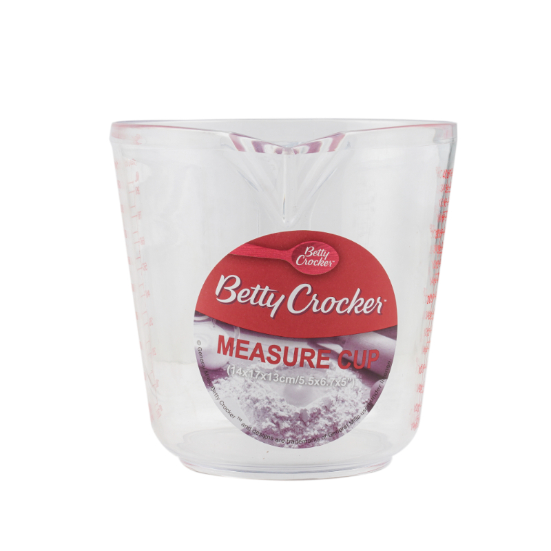 Betty Crocker Plastic Measure Cup (900Ml) Transparent