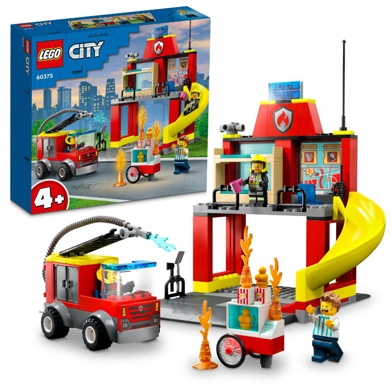 Lego 60375 Fire Station And Fire Truck