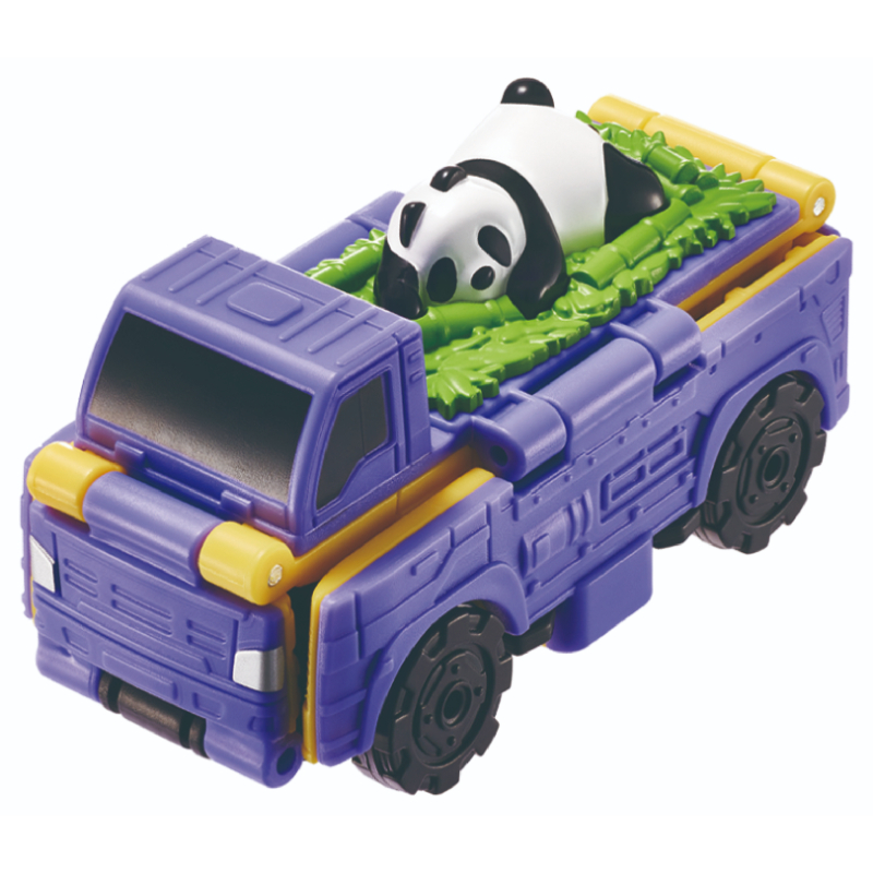 Transracers 2 In 1 Flip Vehicle Panda Car To Weeding Truck