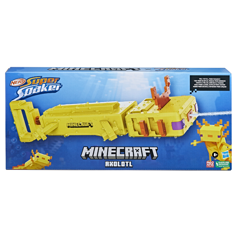 Super Soaker A Minecraft Axolotl
