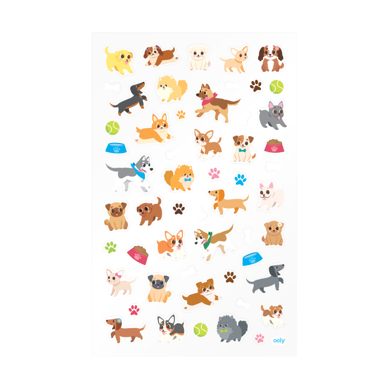 Ooly Stickiville Stickers Standard Puppy Love
