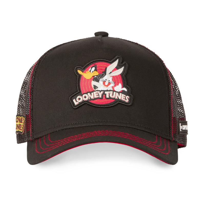 Capslab Looney Daffy Duck And Bugs Bunny Cap Black