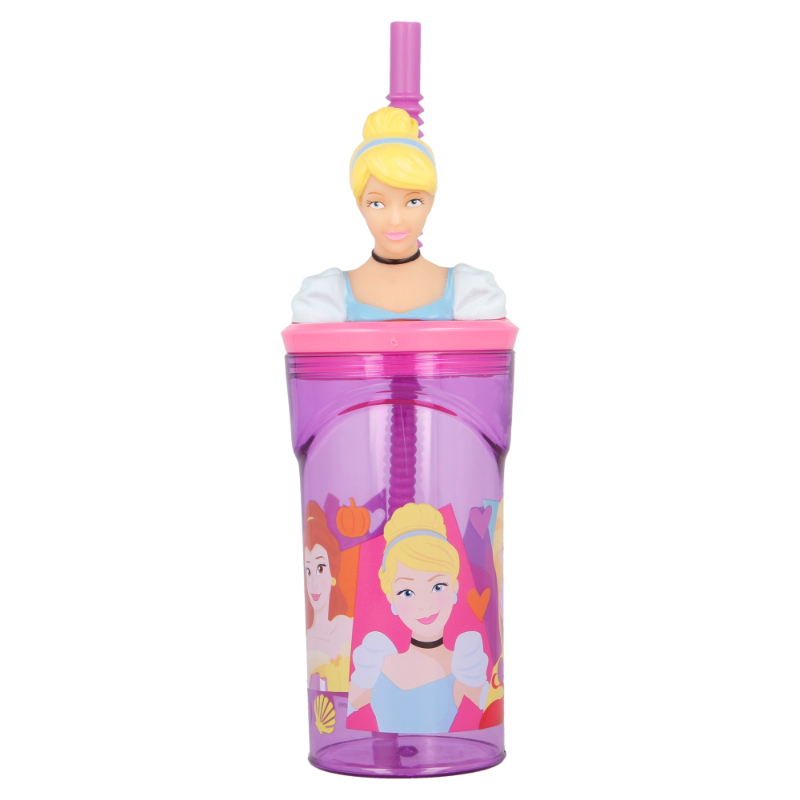Stor 3D Figurine Tumbler 360Ml Disney Princess Bright & Bold