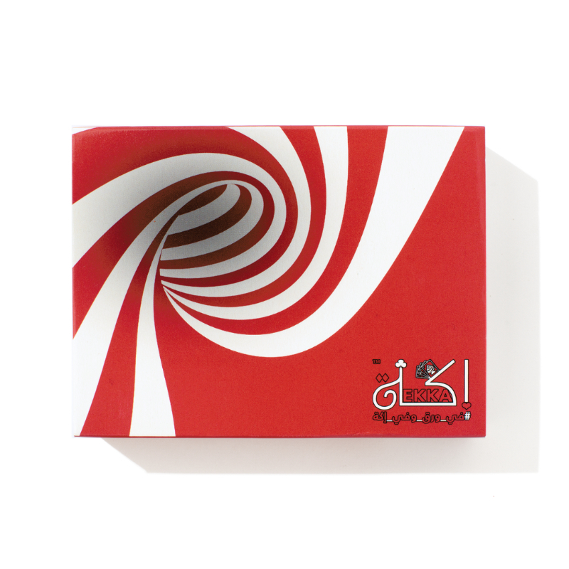 Ekka - Plastic Playing Cards - Red