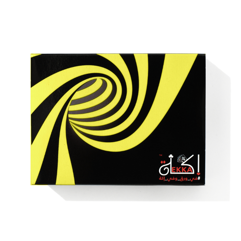 Ekka - Plastic Playing Cards - Black And Yellow