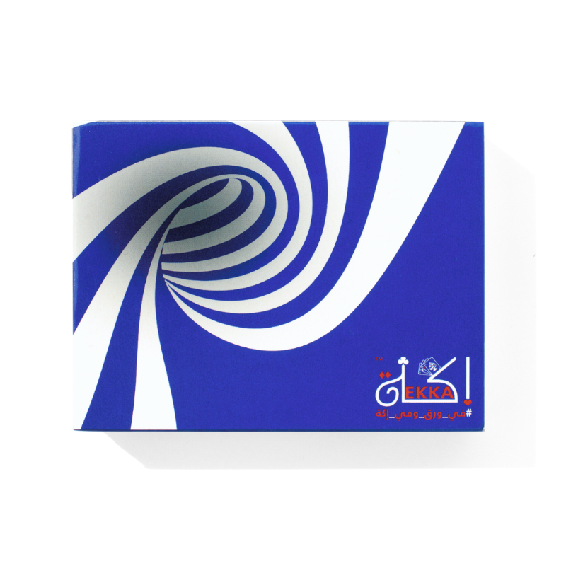 Ekka - Plastic Playing Cards - Blue Andwhite