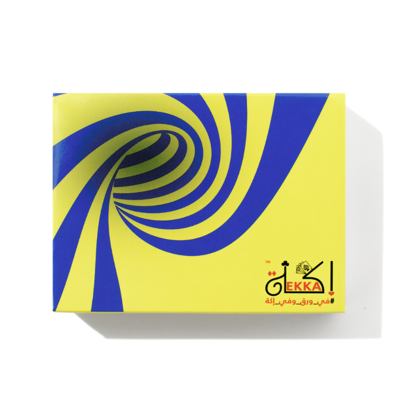 Ekka - Plastic Playing Cards - Yellow And Blue